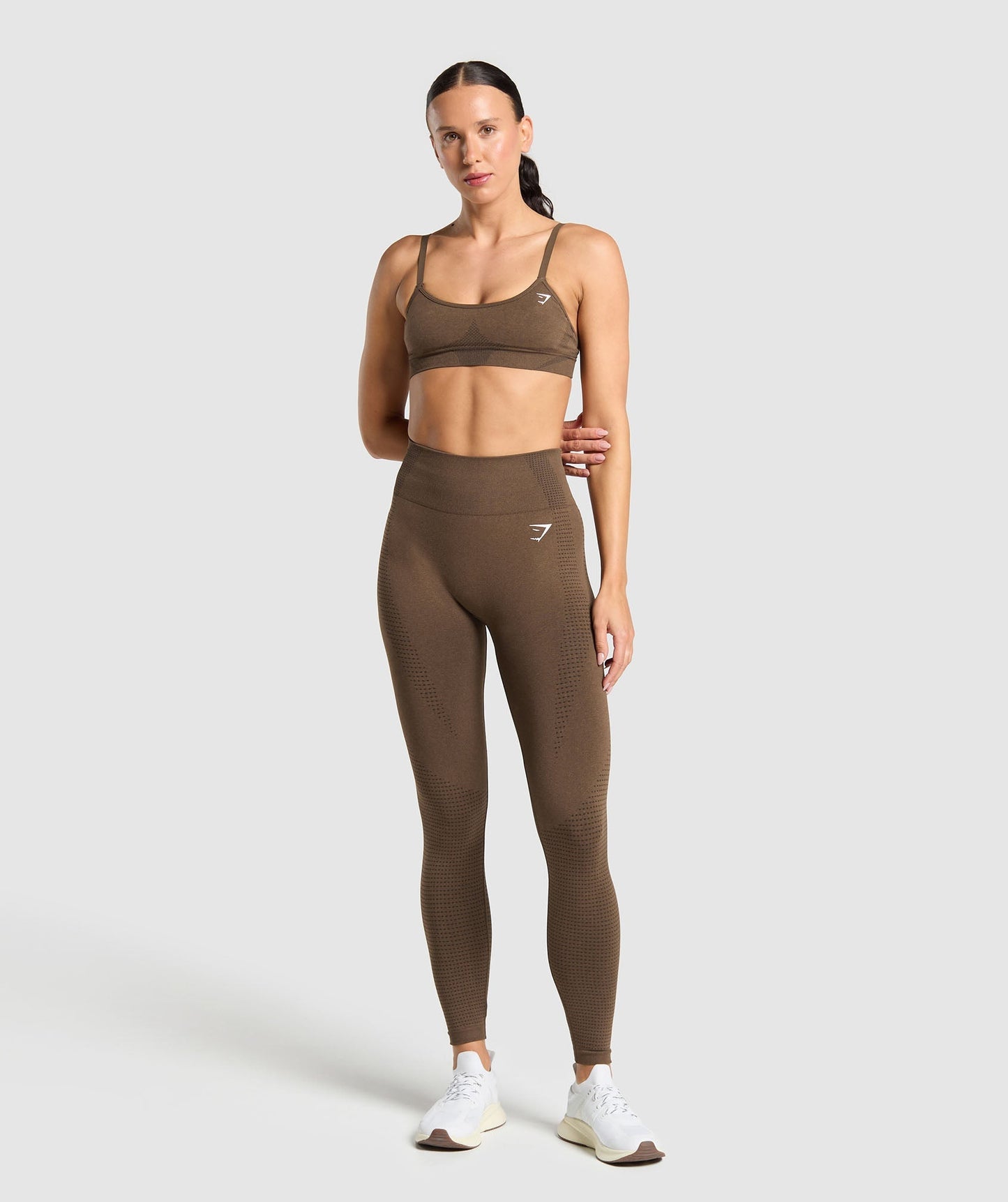 Gymshark Vital Seamless Leggings - Espresso Marl