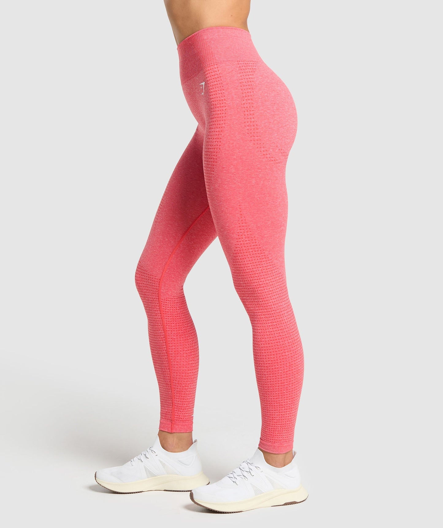 Gymshark Vital Seamless Leggings - Coral Red/Marl