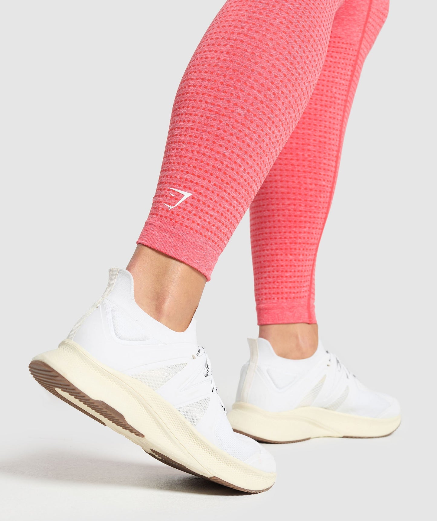 Gymshark Vital Seamless Leggings - Coral Red/Marl