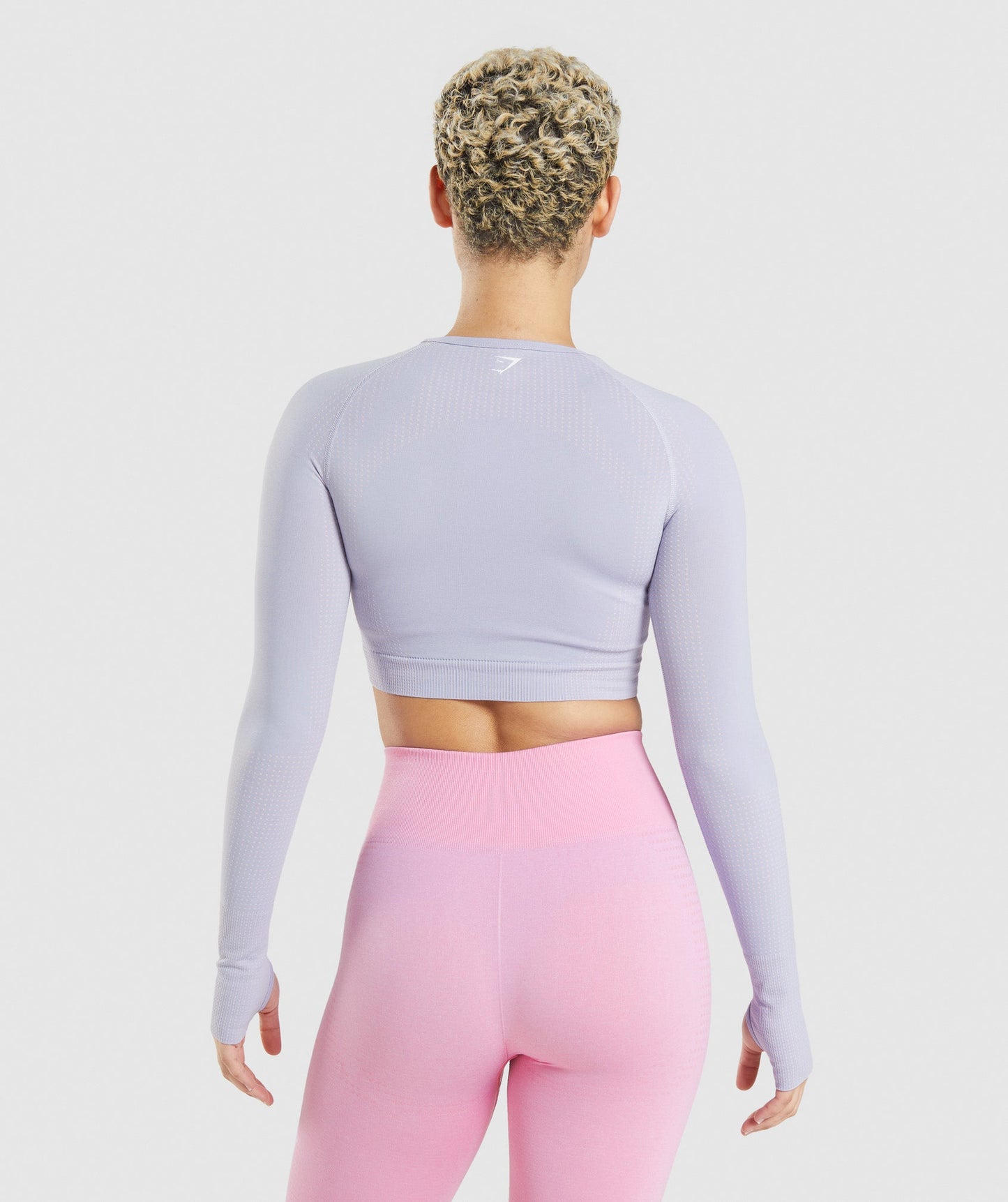 Gymshark Vital Seamless 2.0 Crop Top - Moonstone Blue Marl