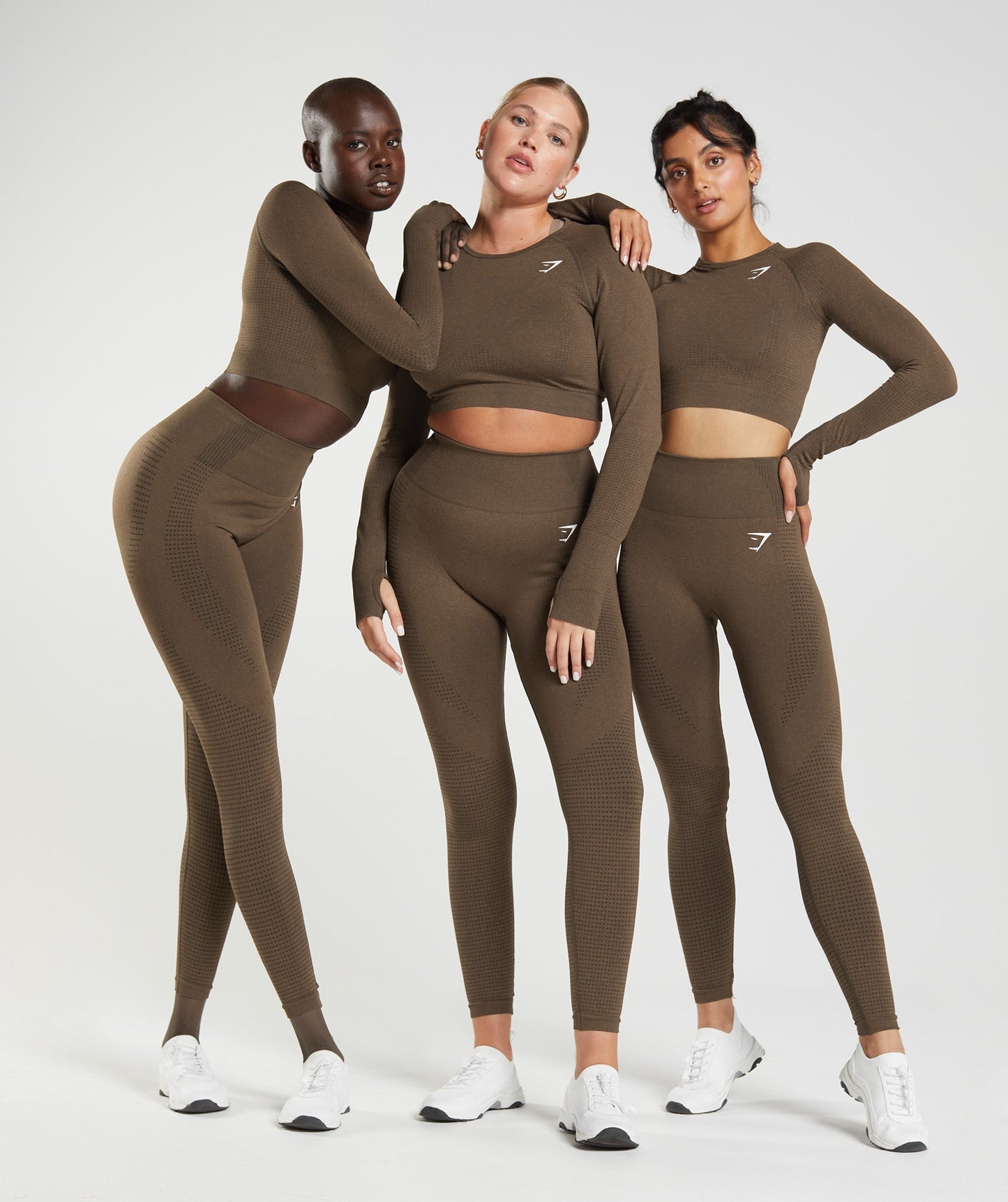 Gymshark Vital Seamless 2.0 Leggings - Espresso Marl