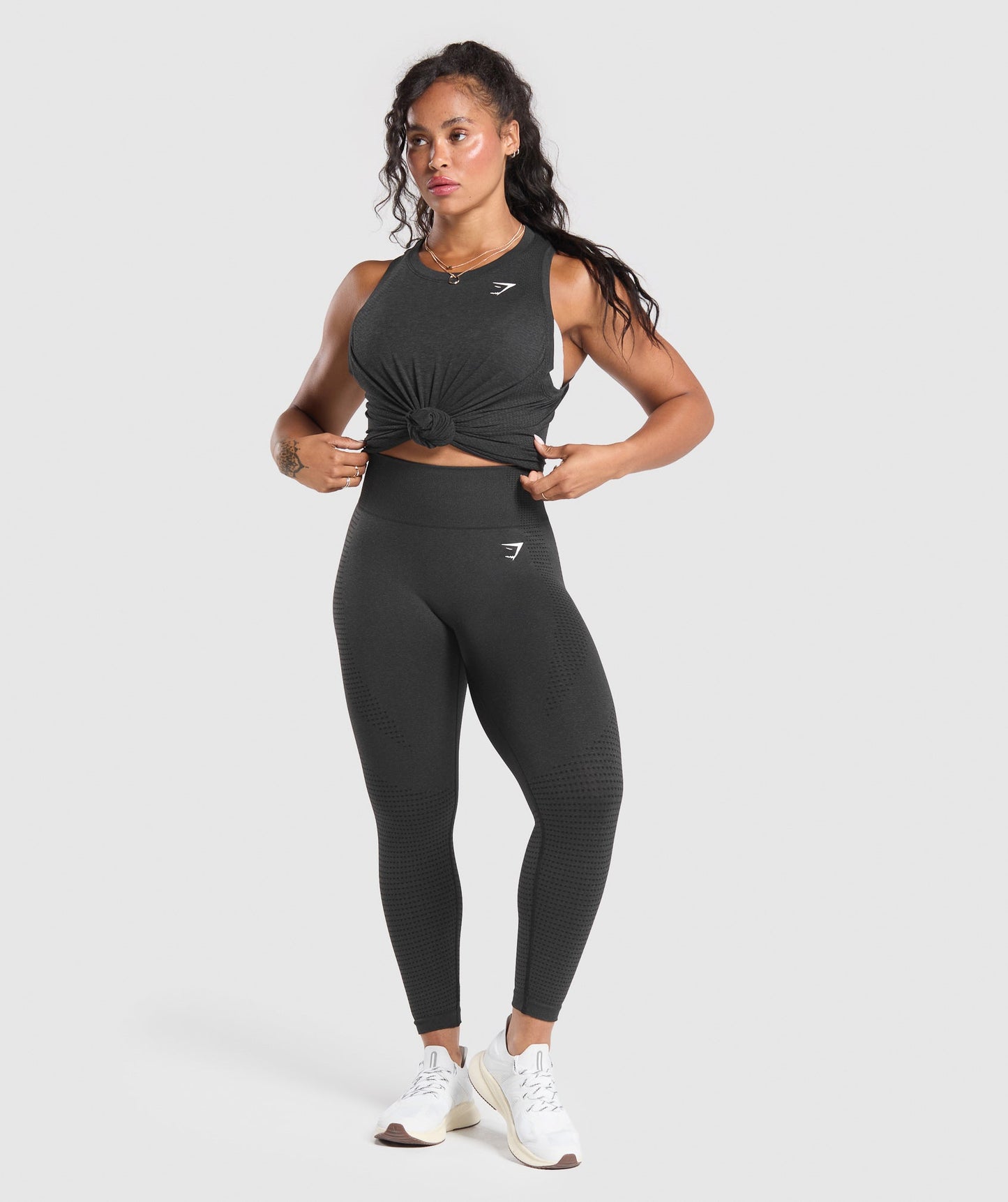 Gymshark Vital Seamless Leggings - Black Marl