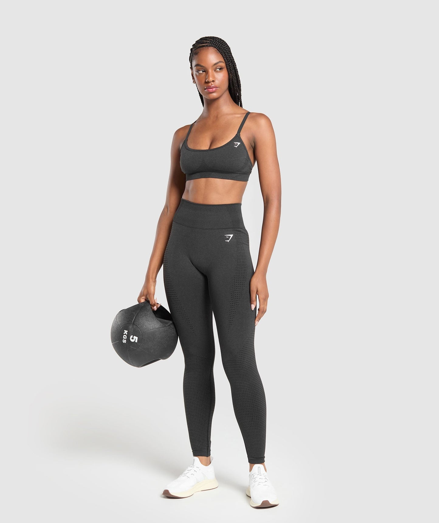 Gymshark Vital Seamless Leggings - Black Marl