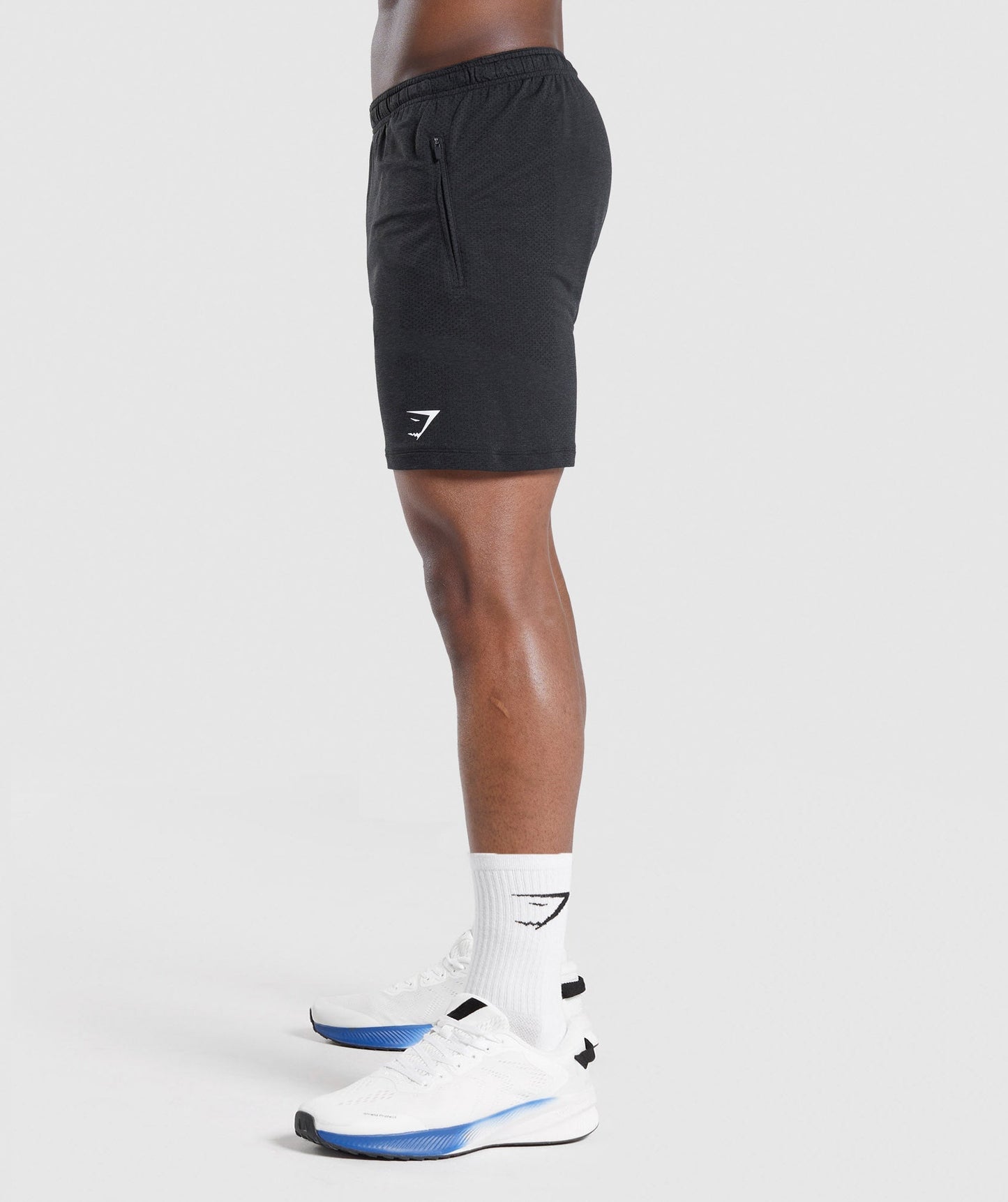 Gymshark Vital Light Shorts - Black Marl