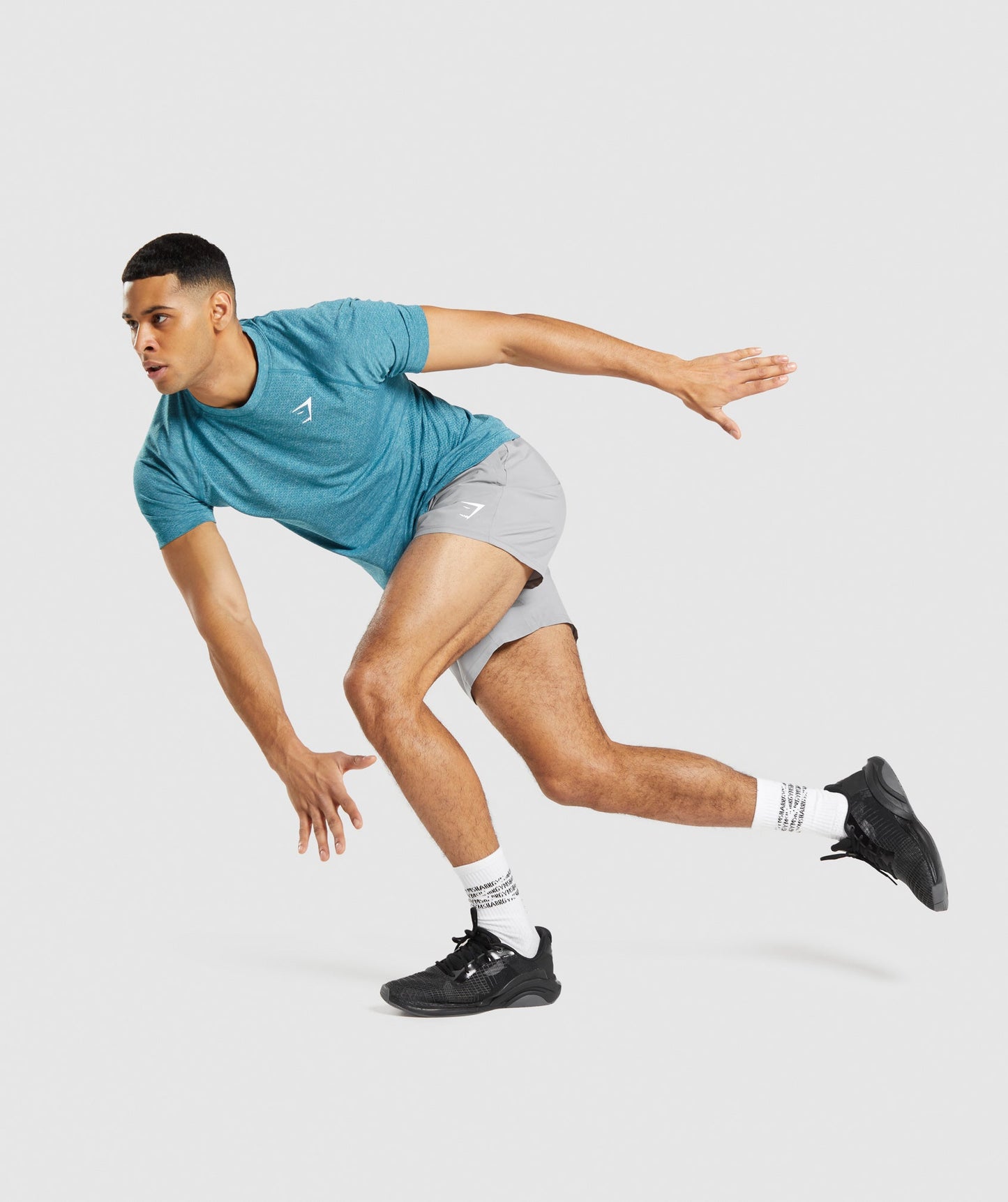 Gymshark Vital Light Seamless T-Shirt - Tahoe Teal Marl