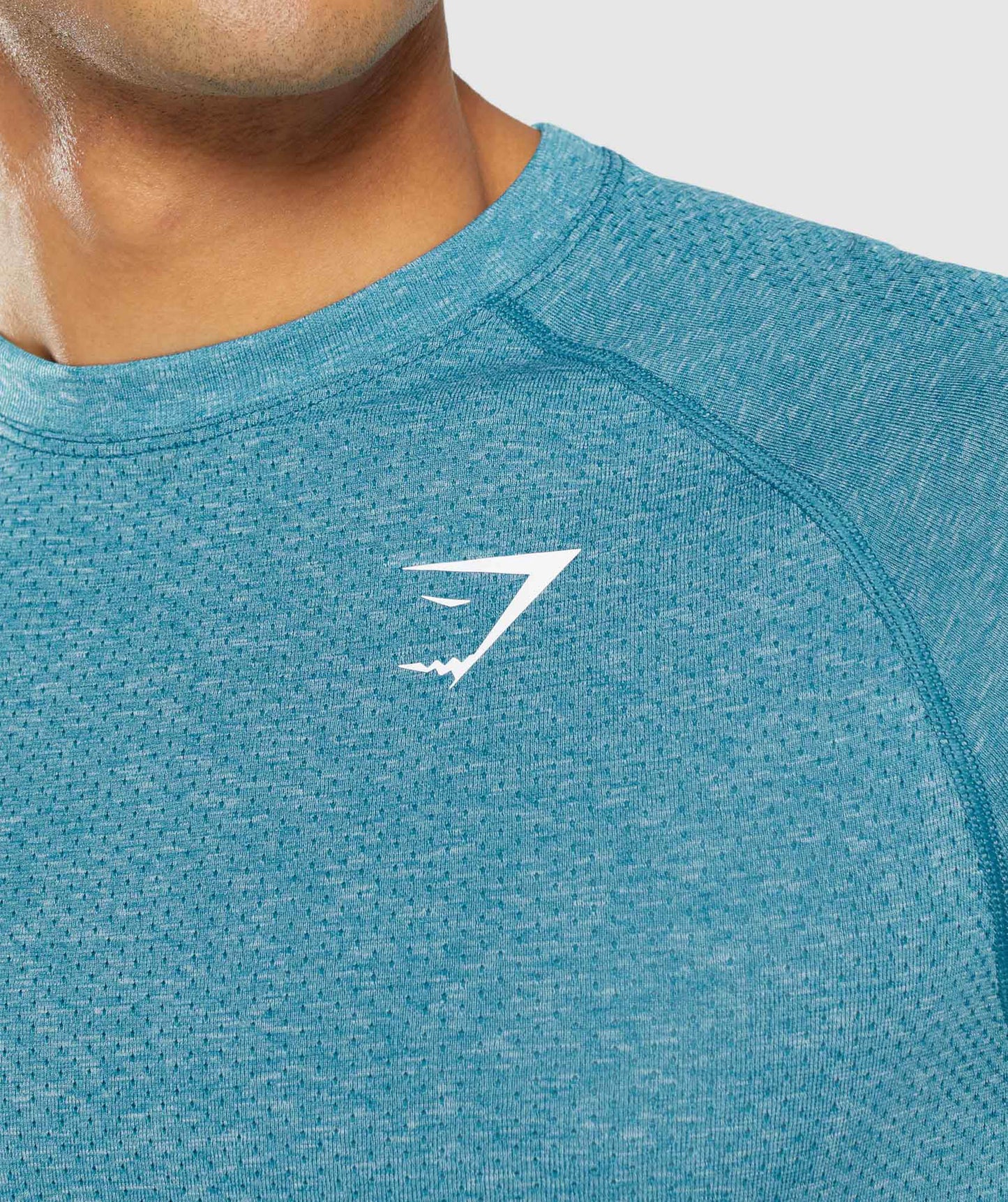 Gymshark Vital Light Seamless T-Shirt - Tahoe Teal Marl