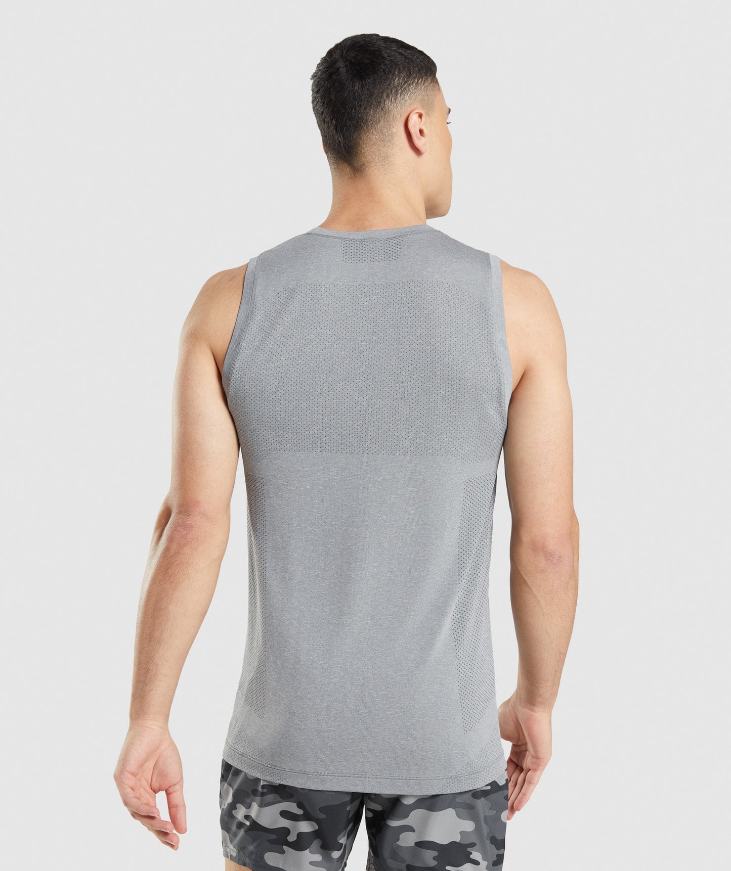 Gymshark Vital Seamless Light Tank - Charcoal Grey Marl