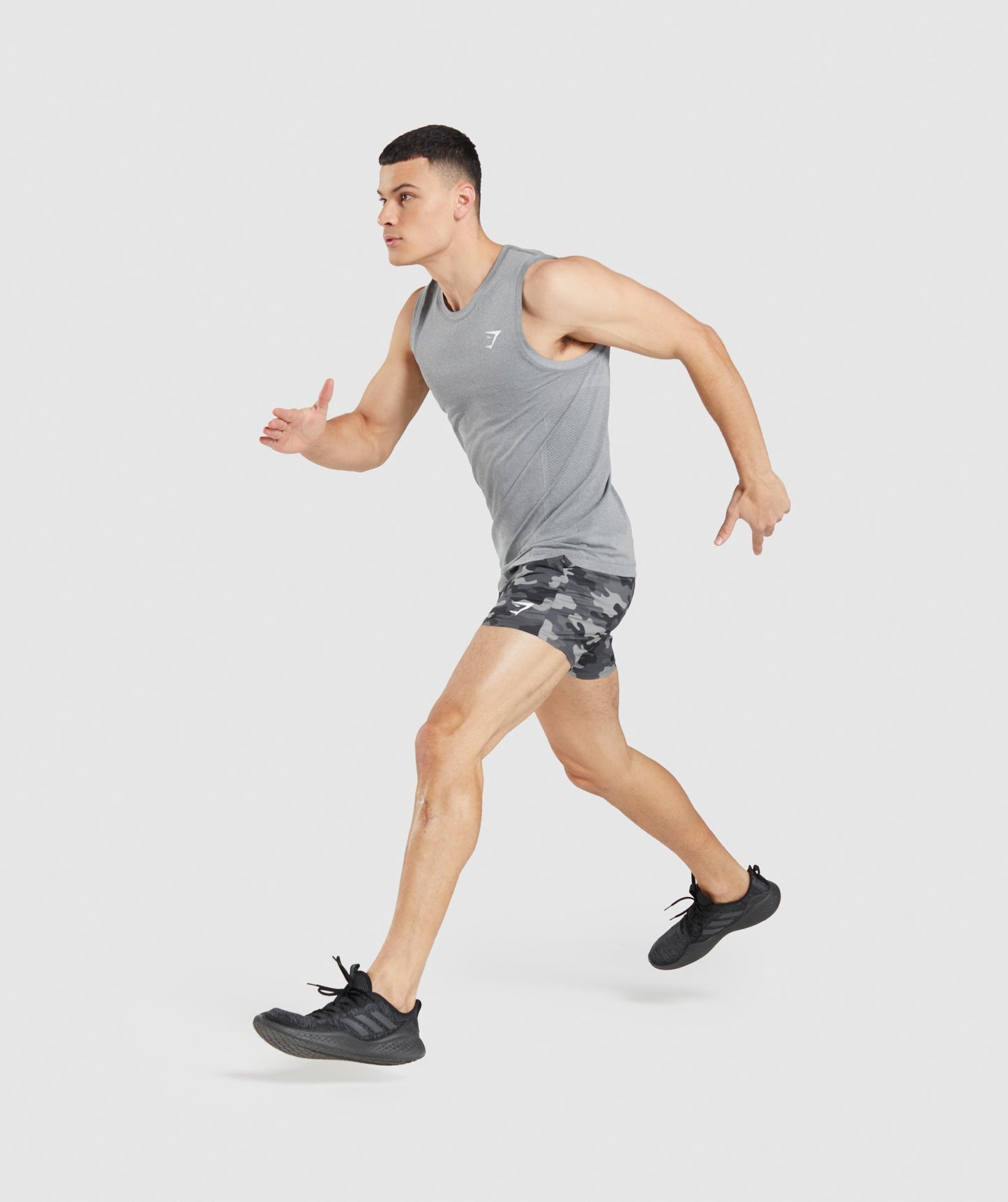Gymshark Vital Seamless Light Tank - Charcoal Grey Marl
