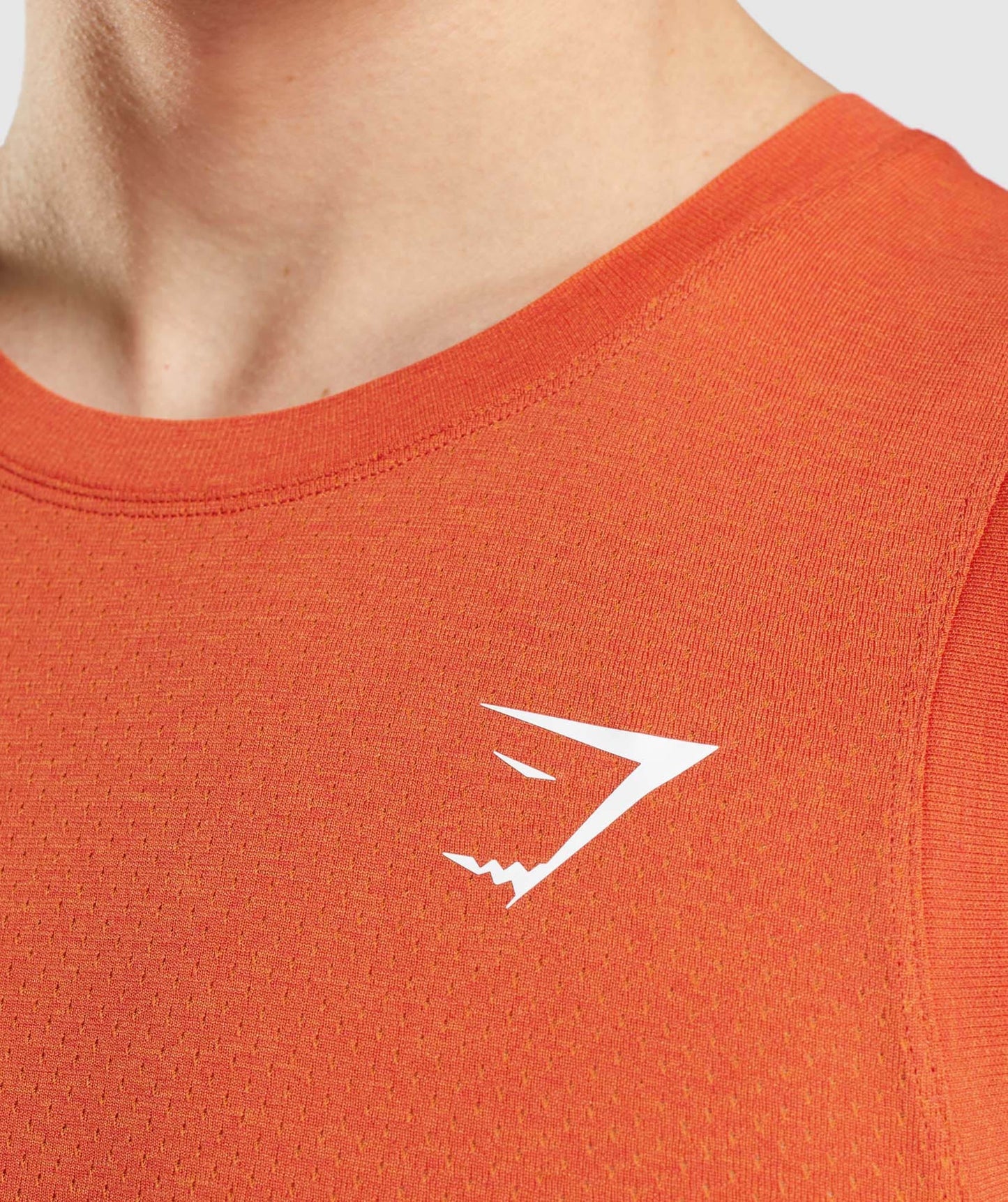 Gymshark Vital Seamless Light Tank - Papaya Orange Marl