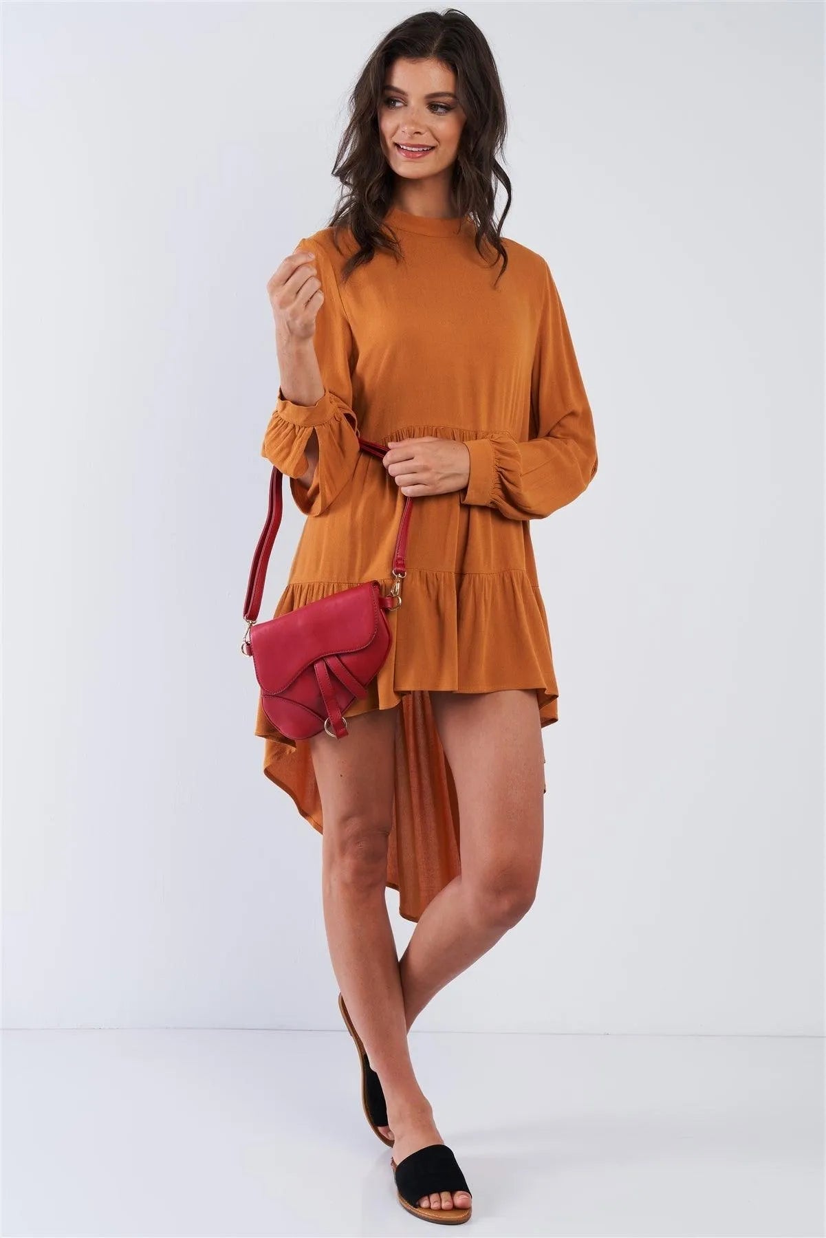 Apple Red Unique Retro Crossbody Handbag /3 Bags