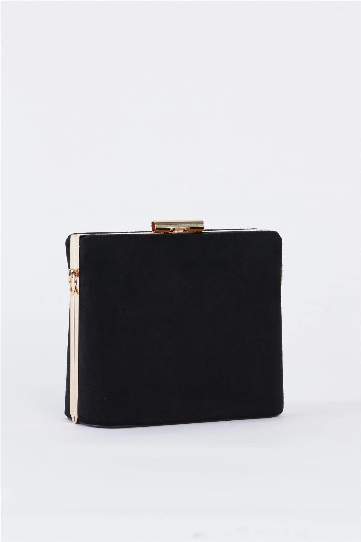 Black Chic Suede Clutch Bag /1 Bag