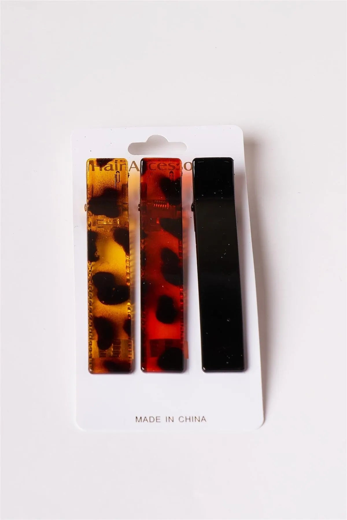 12pcs Amber-Brown-Black Alligator Clips