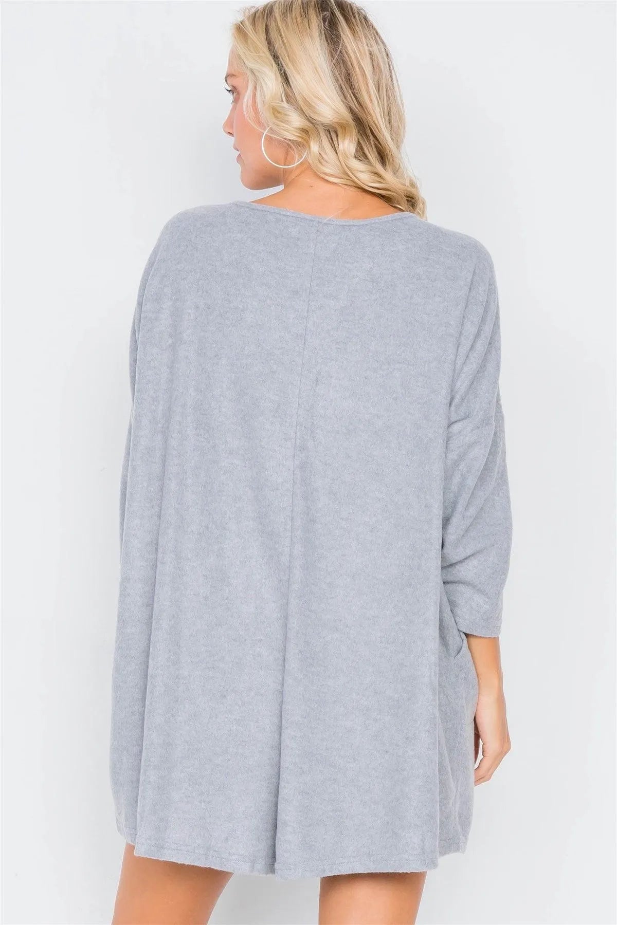 Best Seller! Charcoal Oversized Drop Shoulder Onesie Romper /4-2