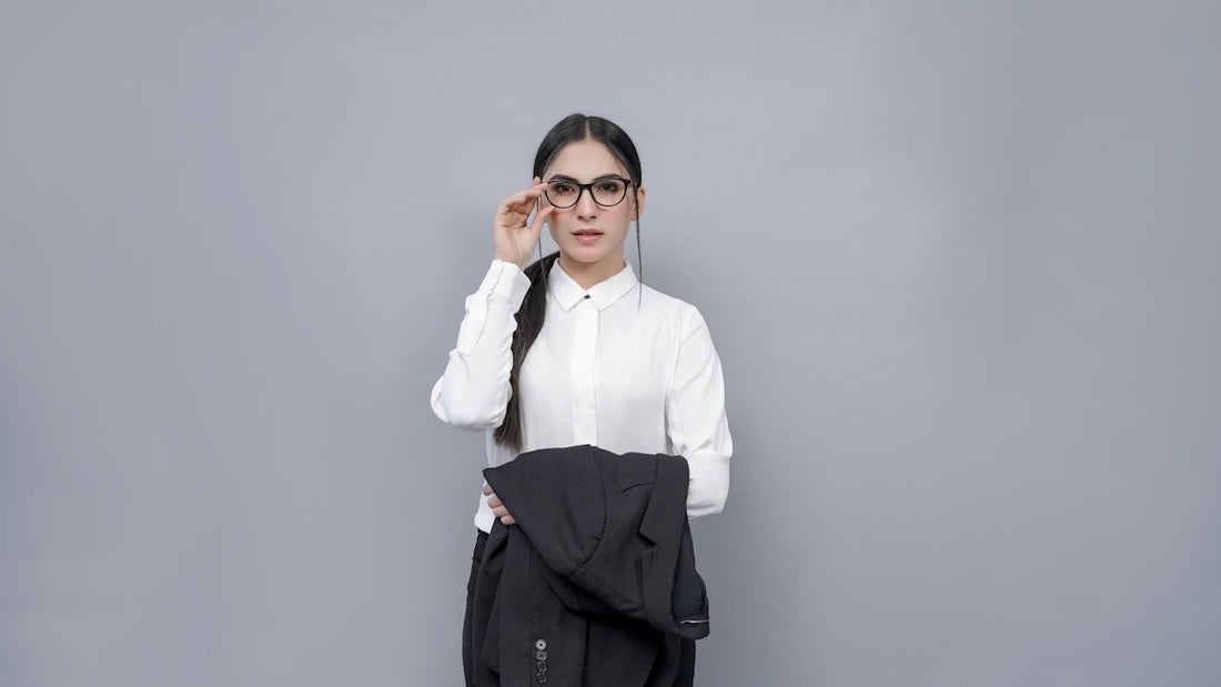 a person in a white coat