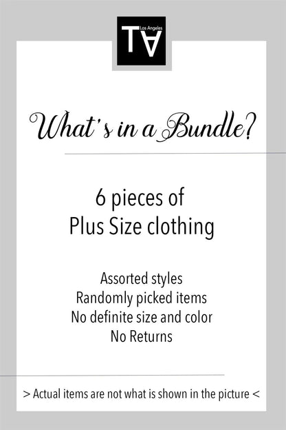 Assorted Junior Plus Size / Surprise Box - 6 pcs