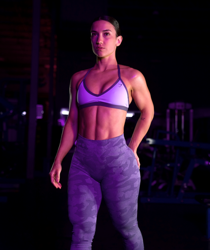 GS X Diana Adapt Camo Leggings - Dewberry Purple/Powdered Lilac
