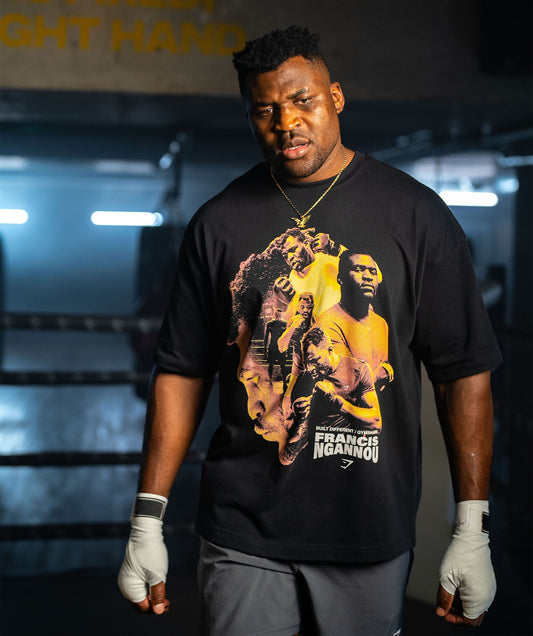 GS x Francis Ngannou Graphic Tee - Black
