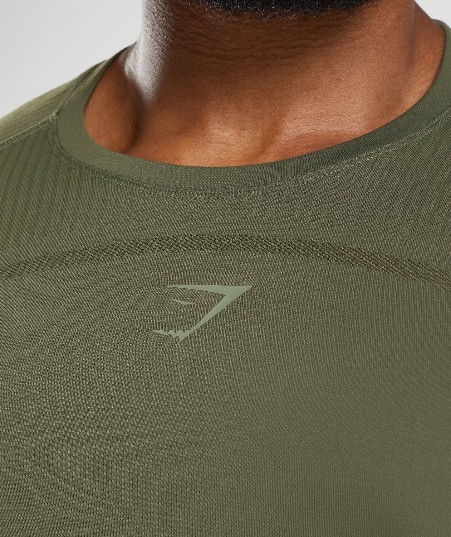 Gymshark 315 Long Sleeve T-Shirt - Core Olive/Marsh Green