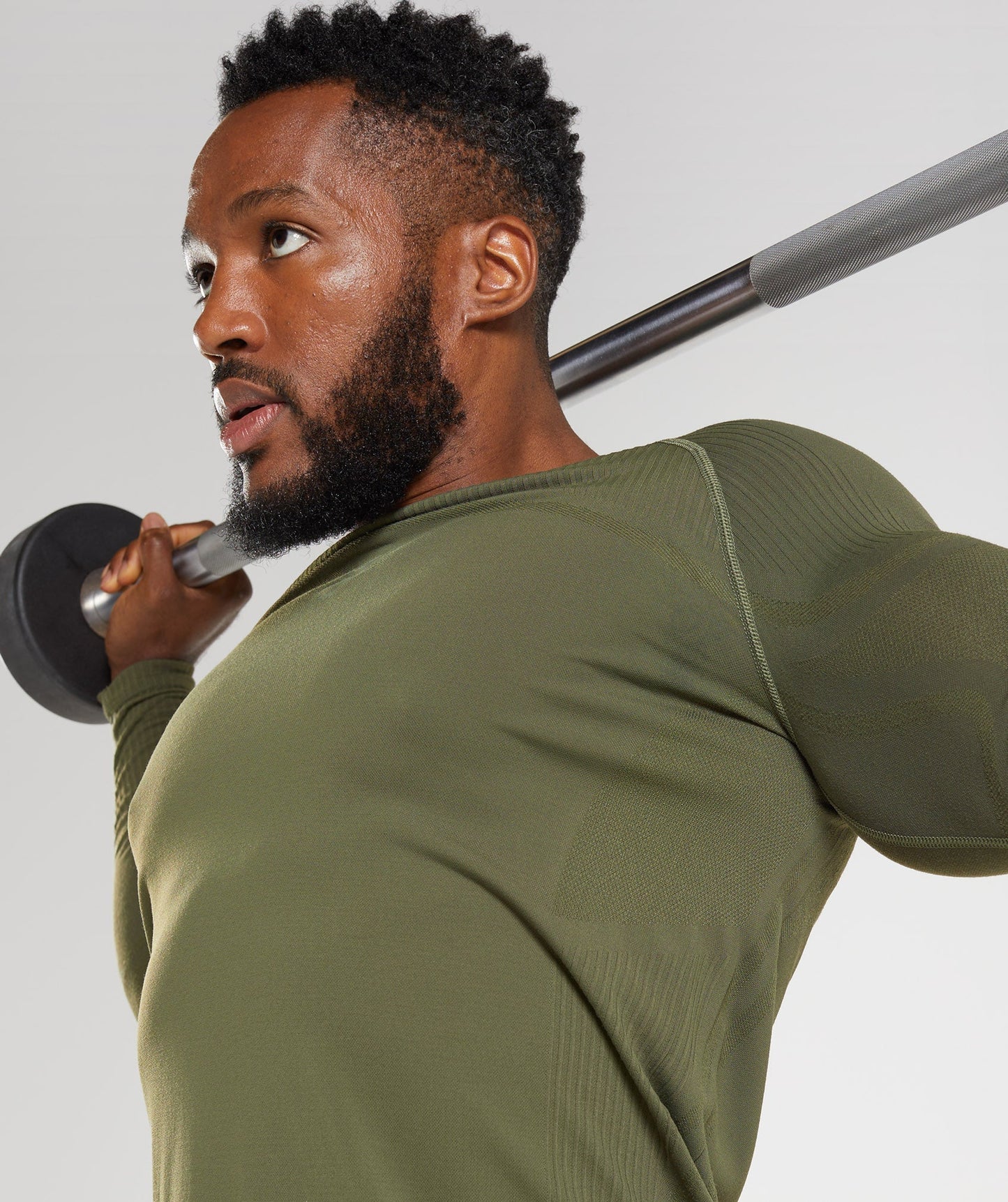 Gymshark 315 Long Sleeve T-Shirt - Core Olive/Marsh Green