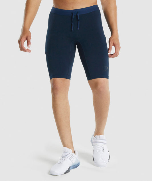 Gymshark 315 1/2 Tight Shorts - Navy
