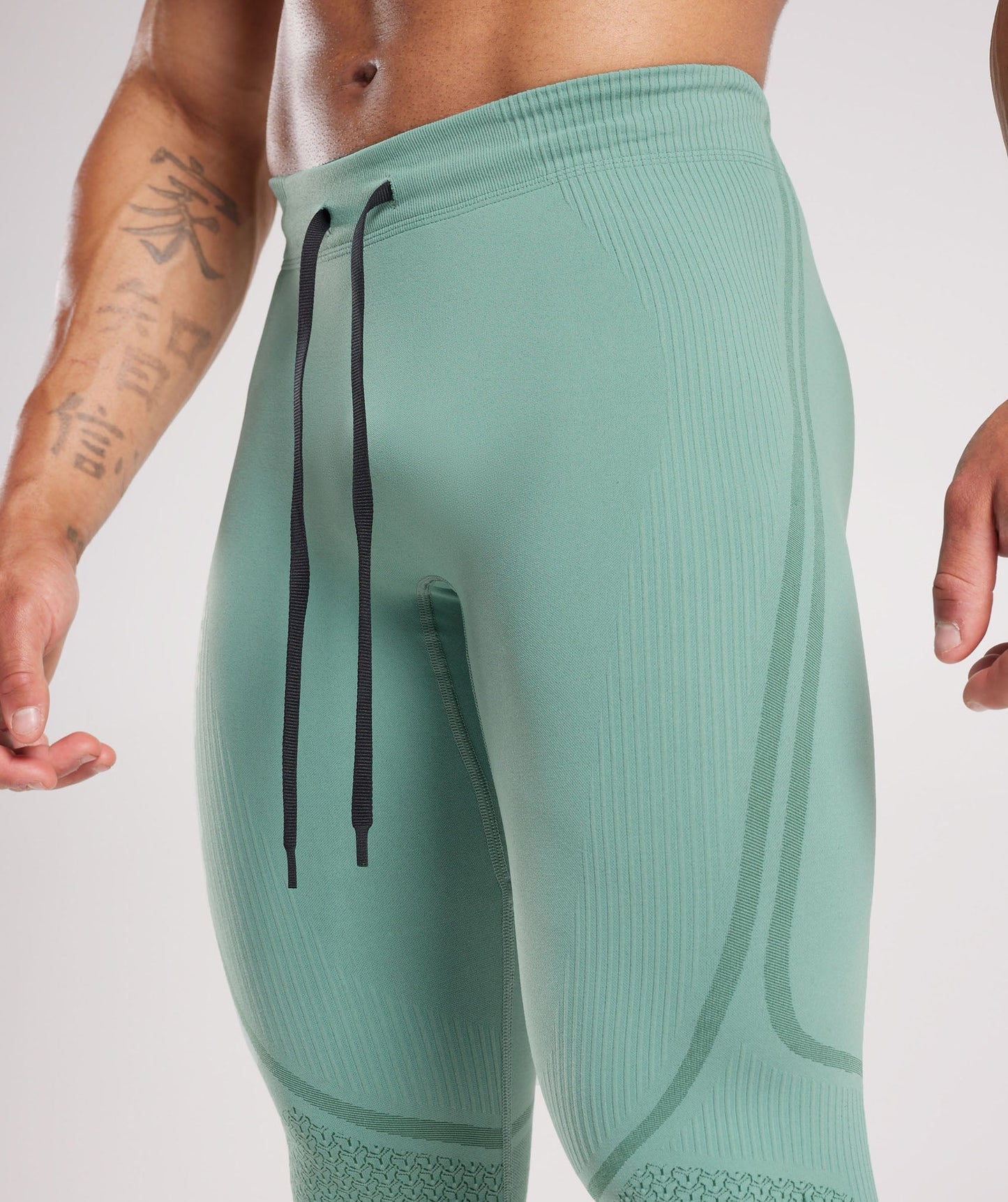 Gymshark 315 Seamless Tights - Ink Teal/Jewel Green