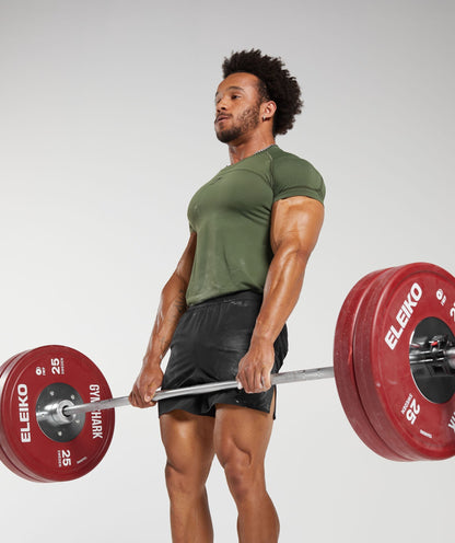Gymshark 315 Seamless T-Shirt - Core Olive/Deep Olive Green