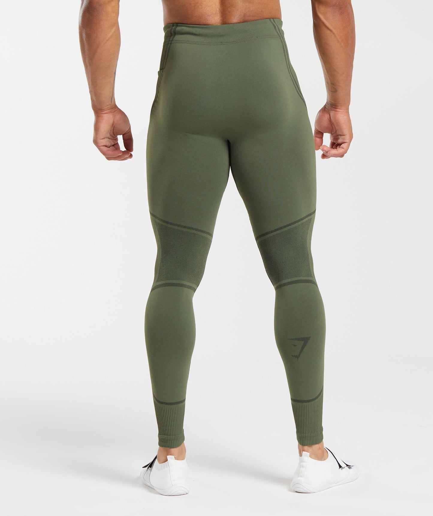 Gymshark 315 Seamless Tights - Winter Olive/Black