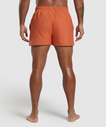 Gymshark 3" Swim Shorts - Muted Orange