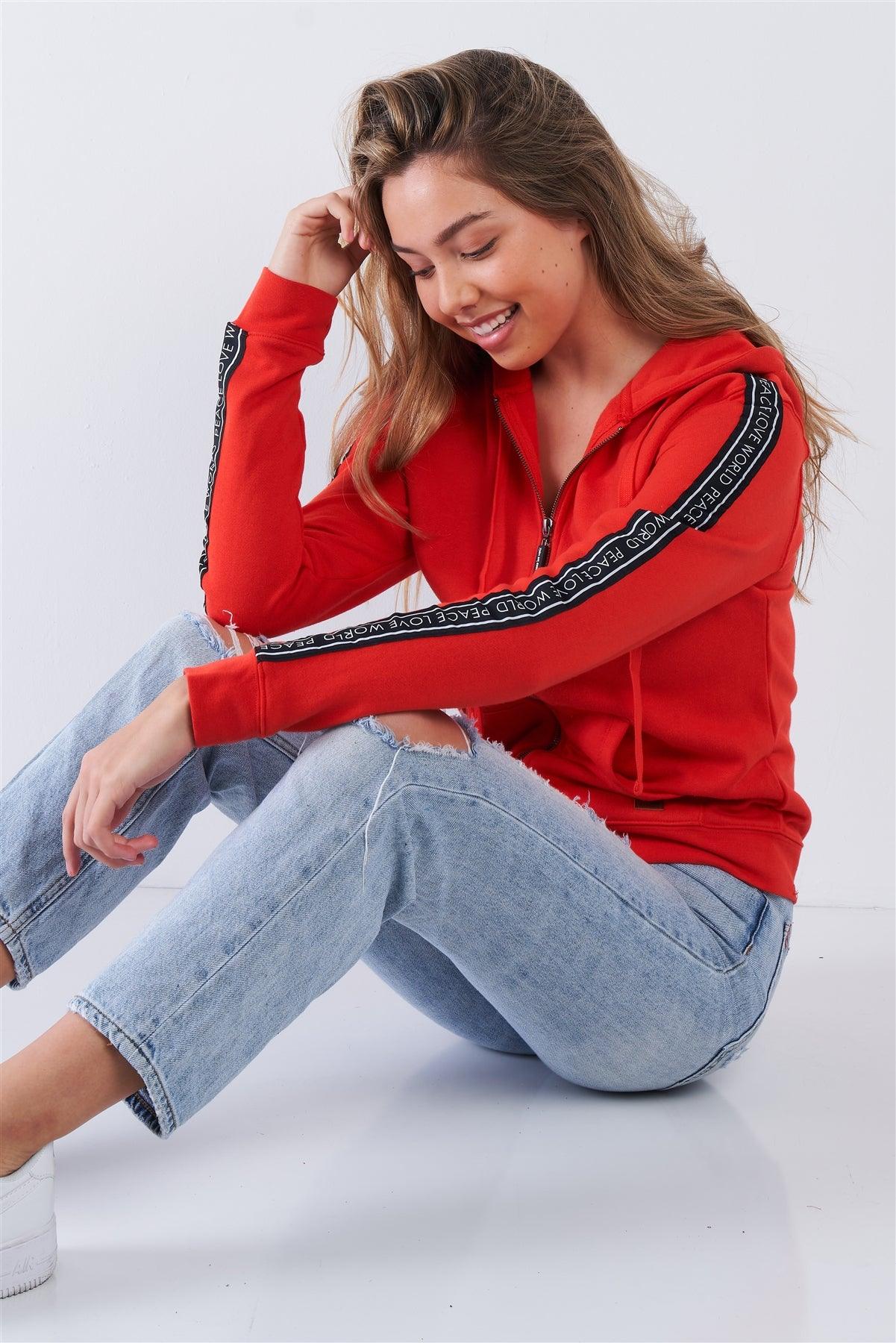 "I Am Love, All Of Me" Graphic Long Sleeve Hoodie