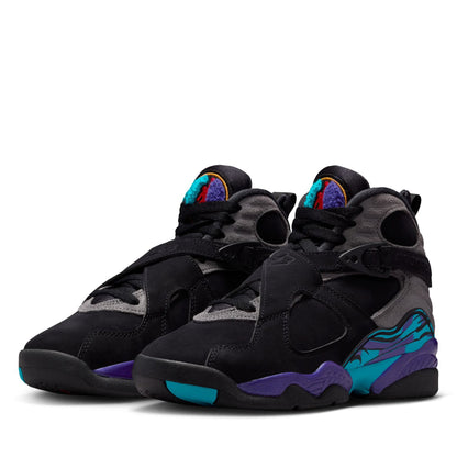 Air Jordan 8 Retro 'Aqua' (GS) - Black/Multi