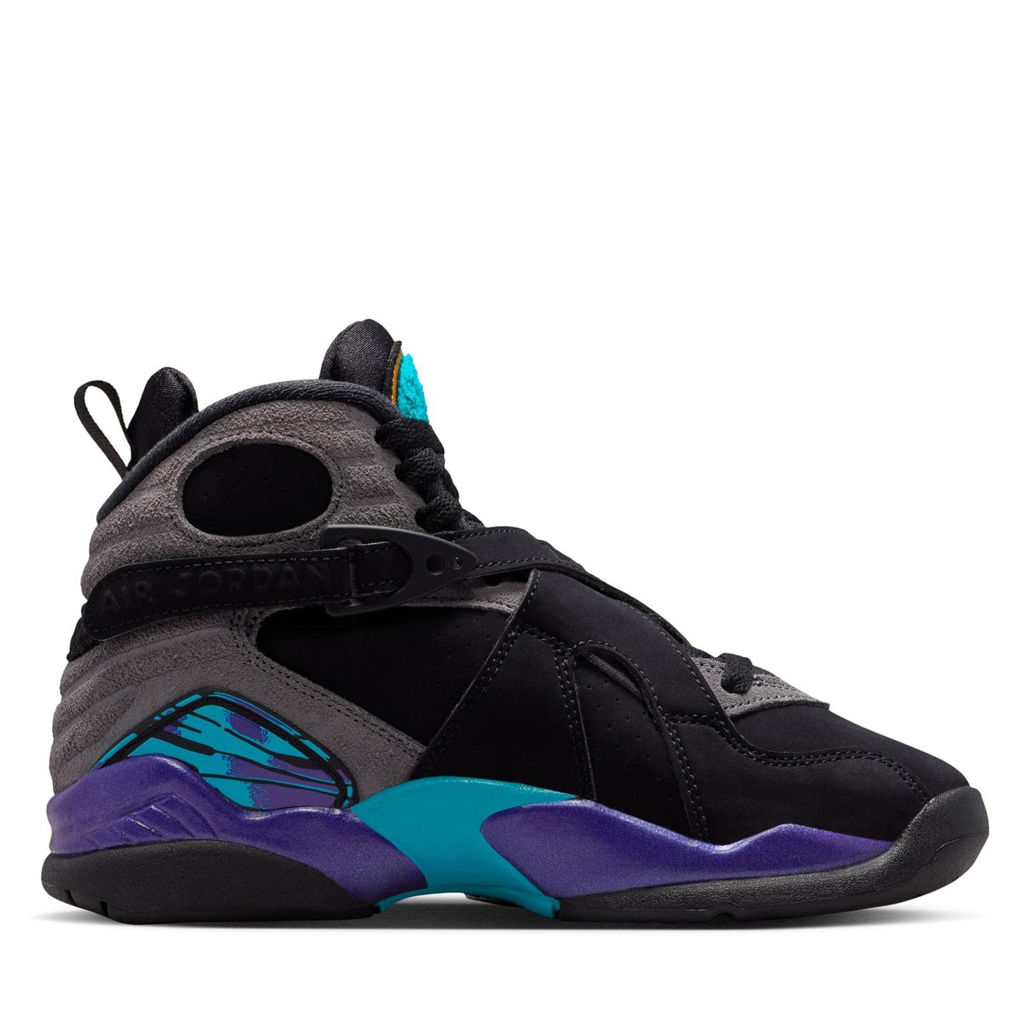 Air Jordan 8 Retro 'Aqua' (GS) - Black/Multi
