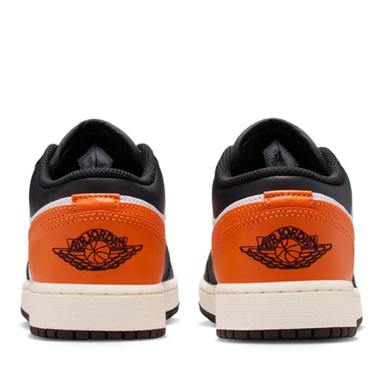 Air Jordan 1 Low (GS) - Black/Starfish