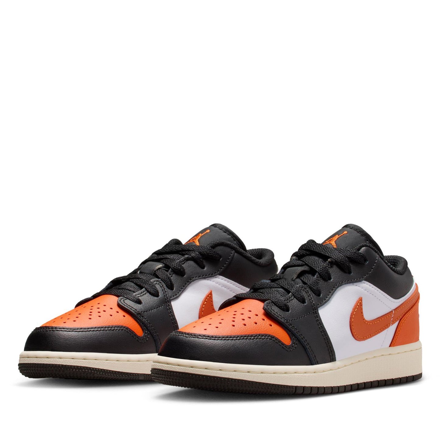 Air Jordan 1 Low (GS) - Black/Starfish
