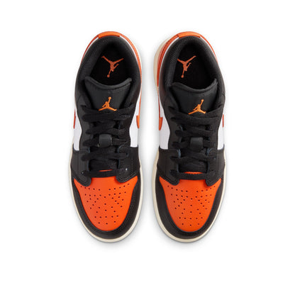 Air Jordan 1 Low (GS) - Black/Starfish