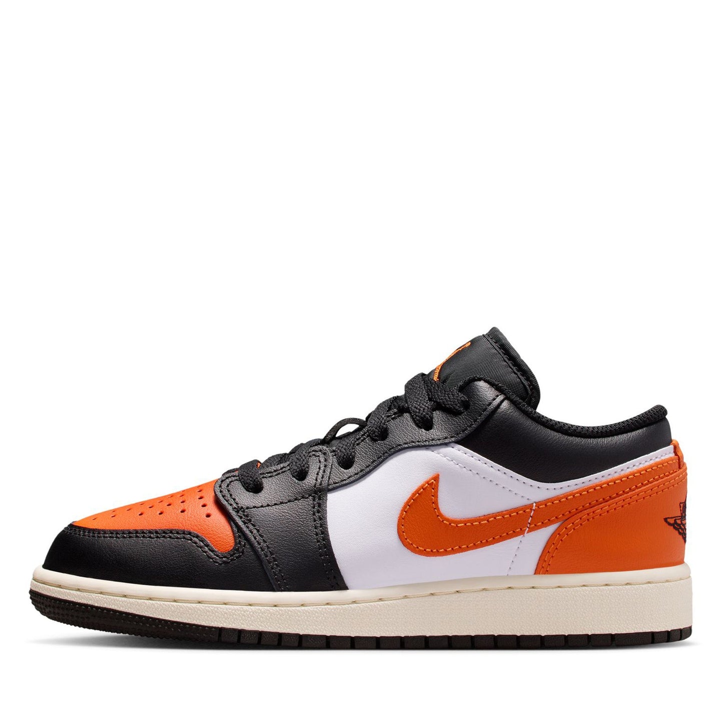 Air Jordan 1 Low (GS) - Black/Starfish