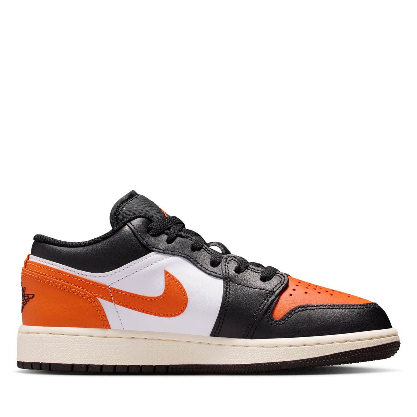 Air Jordan 1 Low (GS) - Black/Starfish