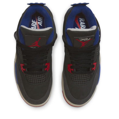 Air Jordan 4 Retro OG 'Rare Air' (GS) - Black/Fire Red