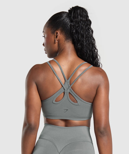 Gymshark Activate Seamless Bralette - Brushed Grey