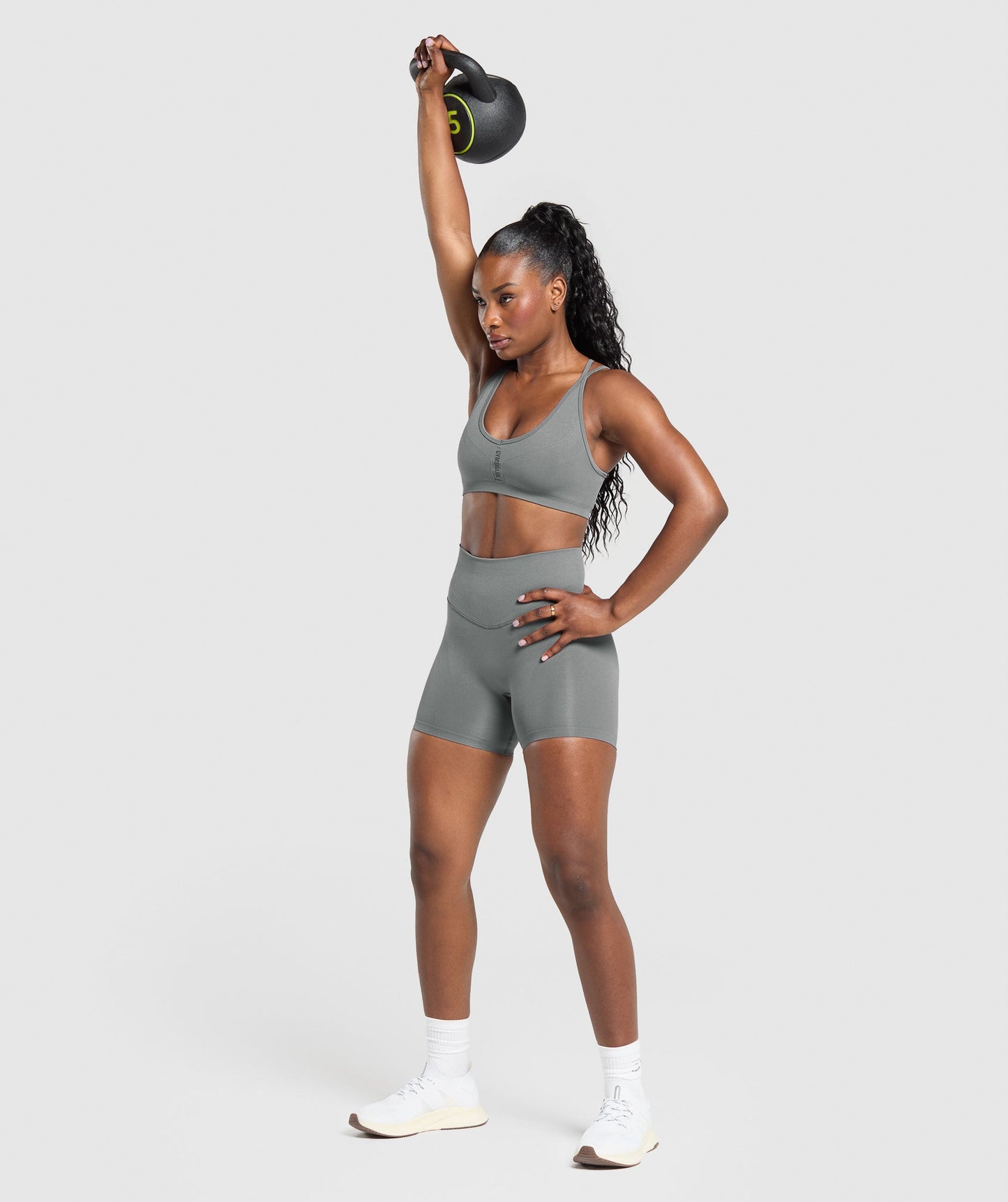 Gymshark Activate Seamless Shorts - Brushed Grey