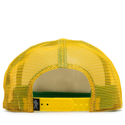 Billionaire Boys Club Curve Trucker Hat - Jolly Green/Yellow