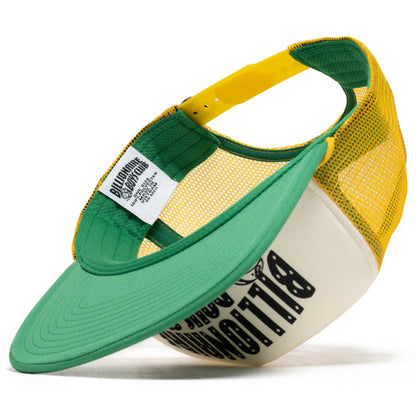 Billionaire Boys Club Curve Trucker Hat - Jolly Green/Yellow