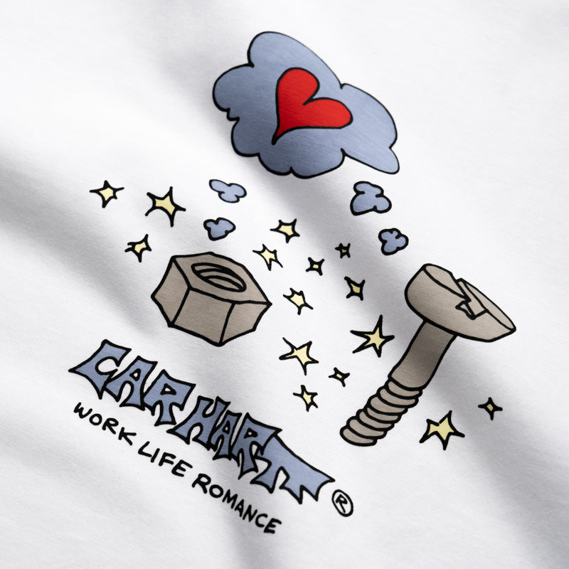 Carhartt WIP Work Life Romance Tee - White