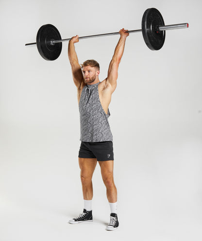 Gymshark React Drop Arm Tank - Onyx Grey