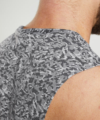 Gymshark React Drop Arm Tank - Onyx Grey