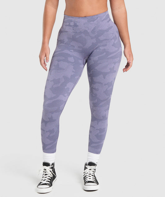 GS X Diana Adapt Camo Leggings - Dewberry Purple/Powdered Lilac