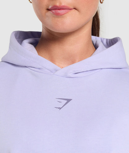 GS X Diana Oversized Graphic Hoodie - Powdered Lilac
