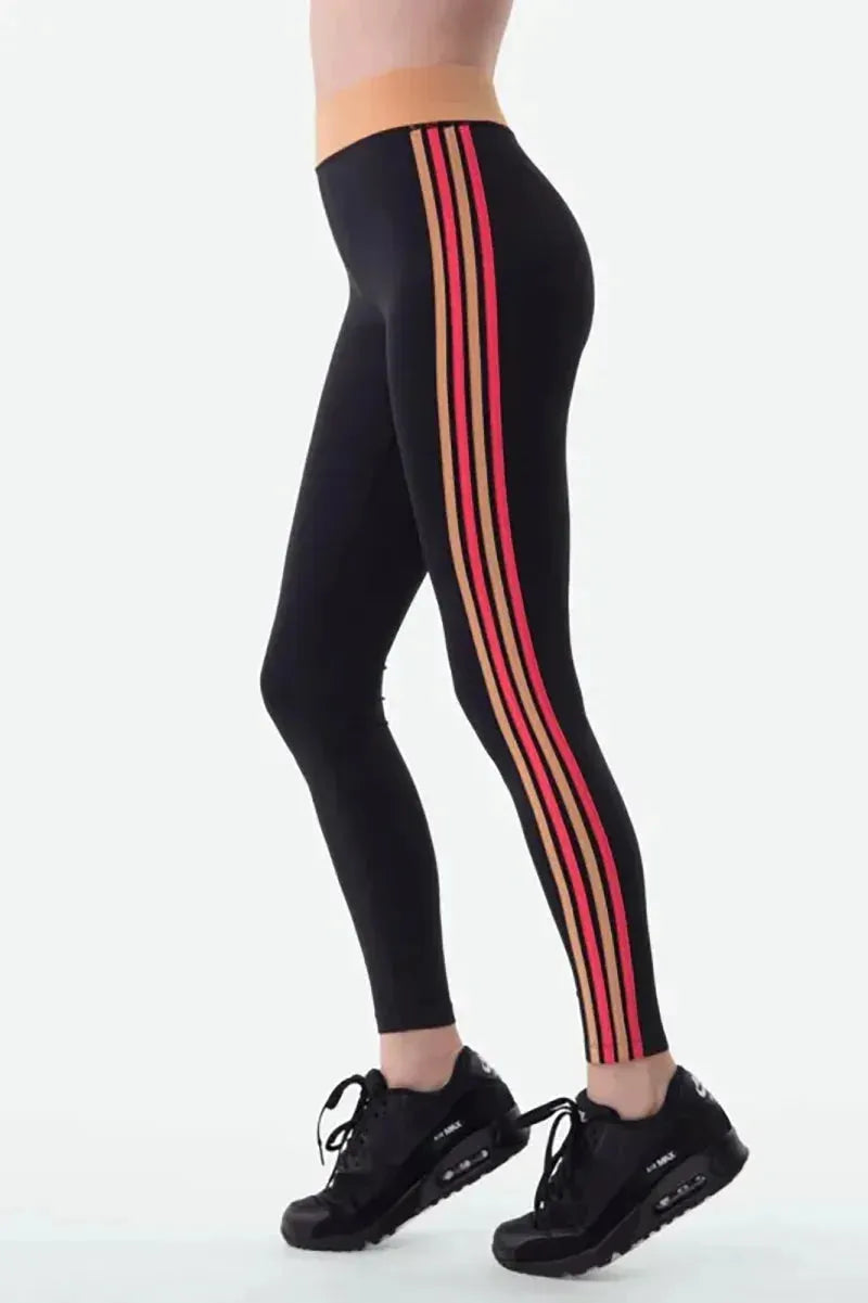 Black High-Waisted Full Length Yoga Legging /2-3