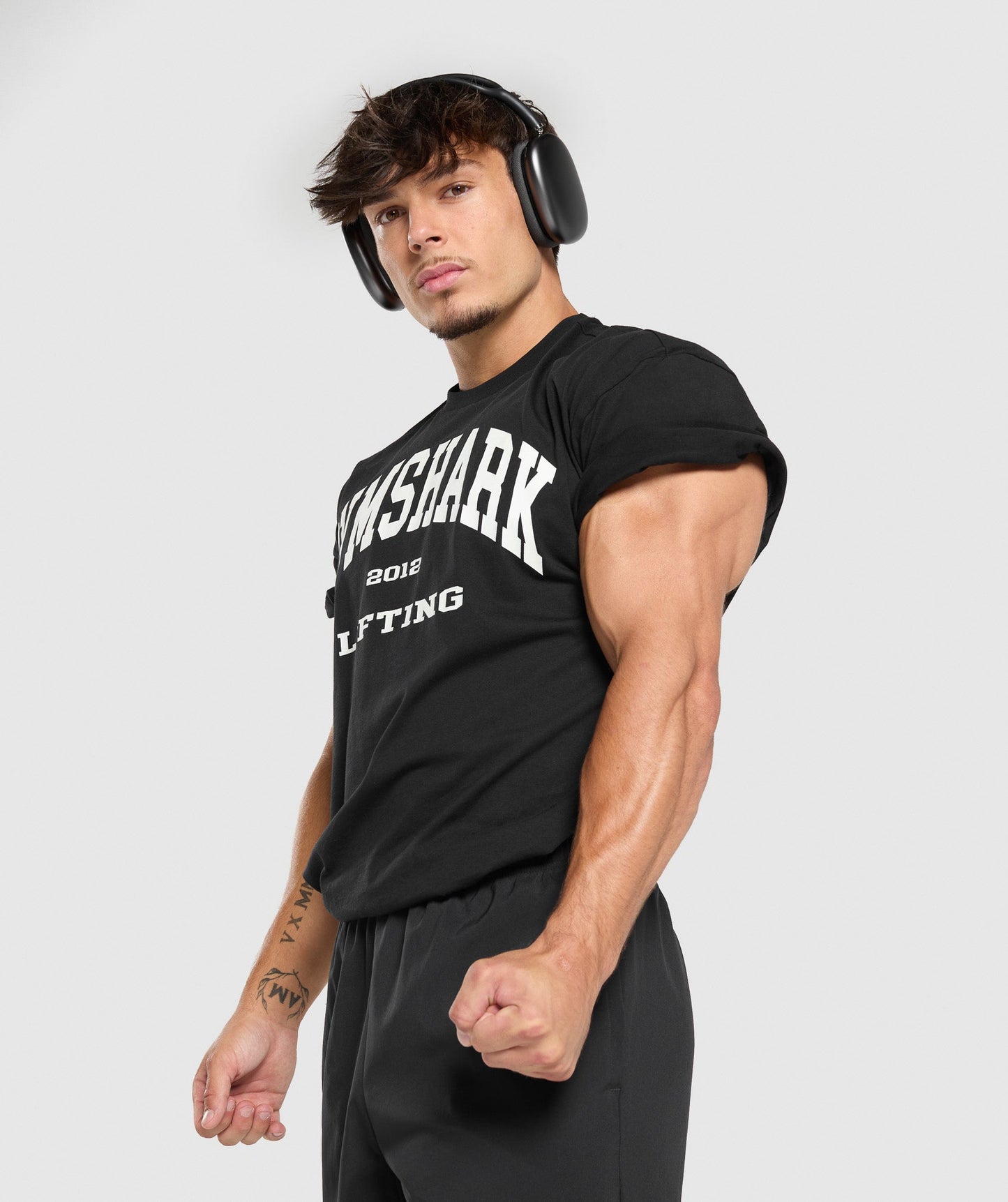 Gymshark 2012 Lifting Oversized T-Shirt - Black
