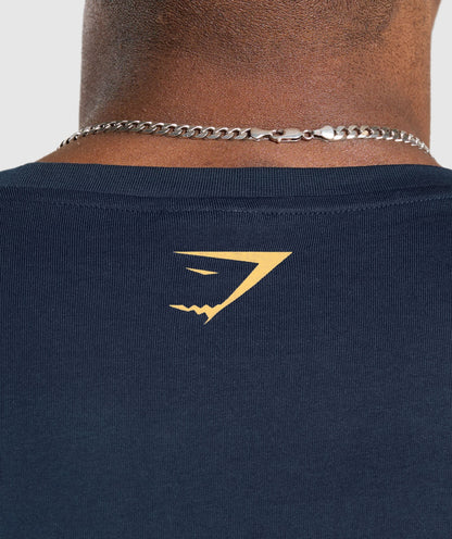 Gymshark 2012 Lifting T-Shirt - Navy