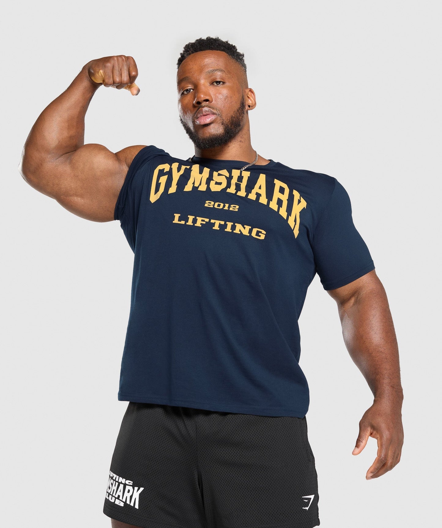Gymshark 2012 Lifting T-Shirt - Navy